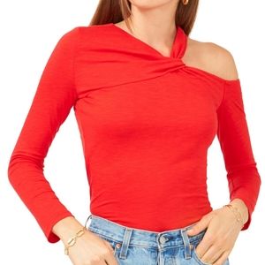1 State, NWT, Twisted Neckline, Small, Cherry Rose